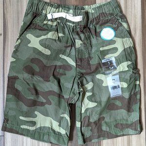 Carter's Toddler Boys Shorts Green CAMO Cotton w/ Pocket Real Drawcords …